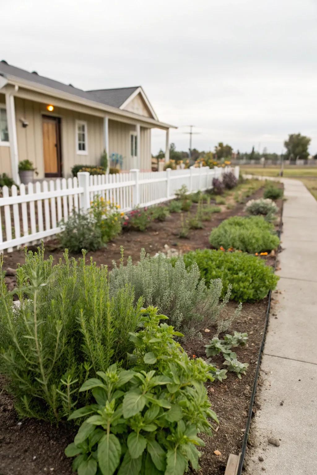 Edible landscaping combines beauty with practical use