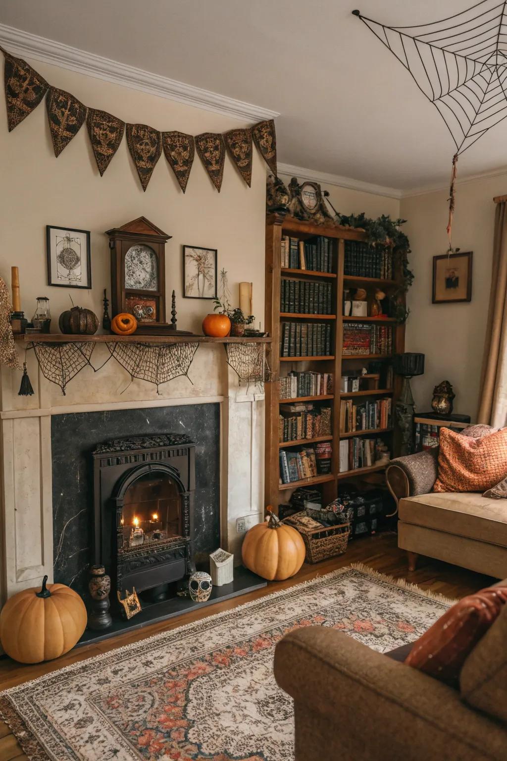 Vintage pieces provide a timeless Halloween allure.