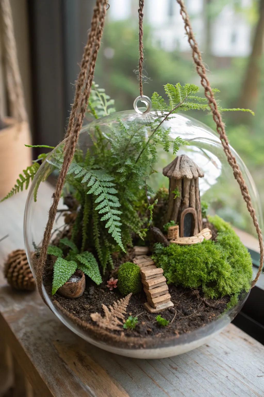 A forest-inspired planter for nature lovers.