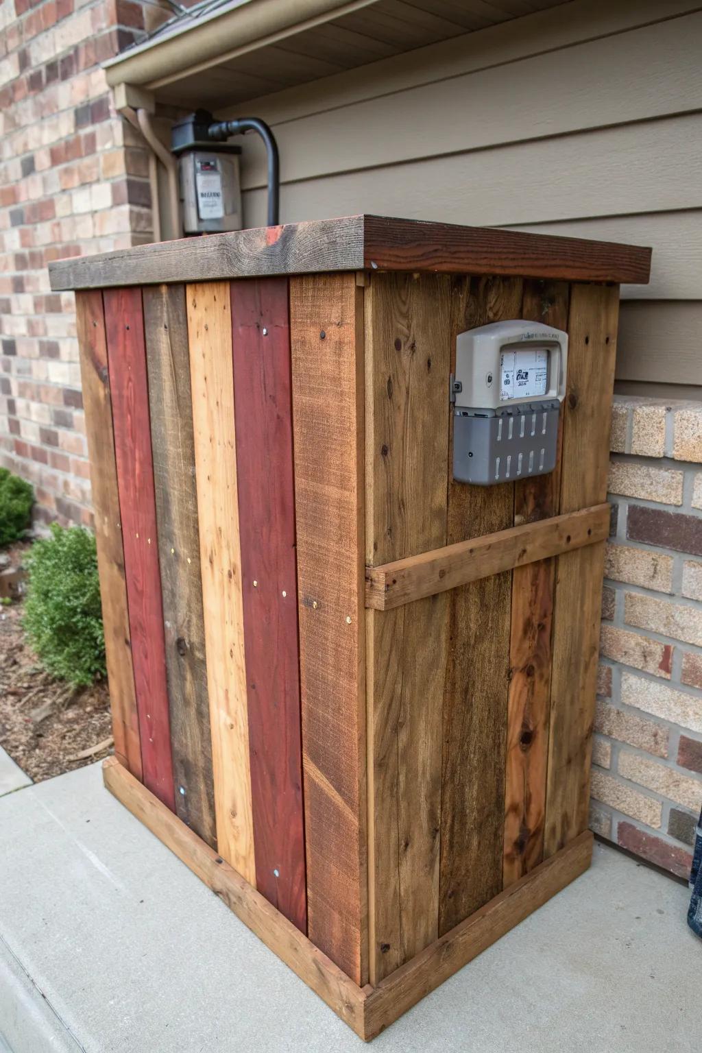 Transform your space with this handcrafted rustic pallet cover - where function meets farmhouse charm.