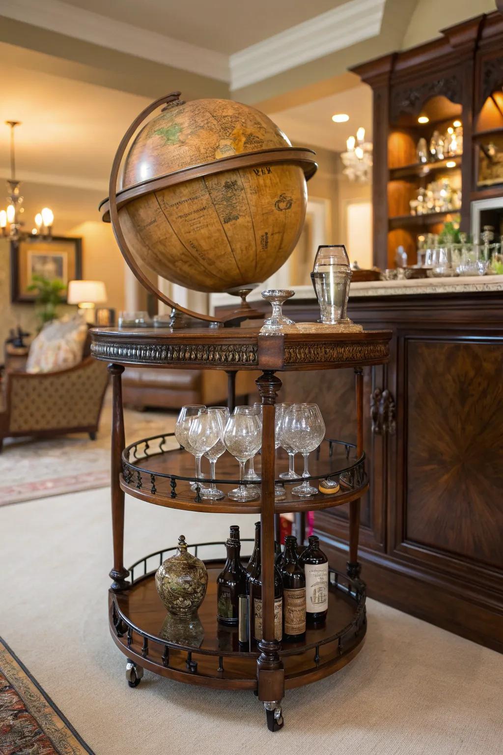 Vintage elements bring charm and nostalgia.