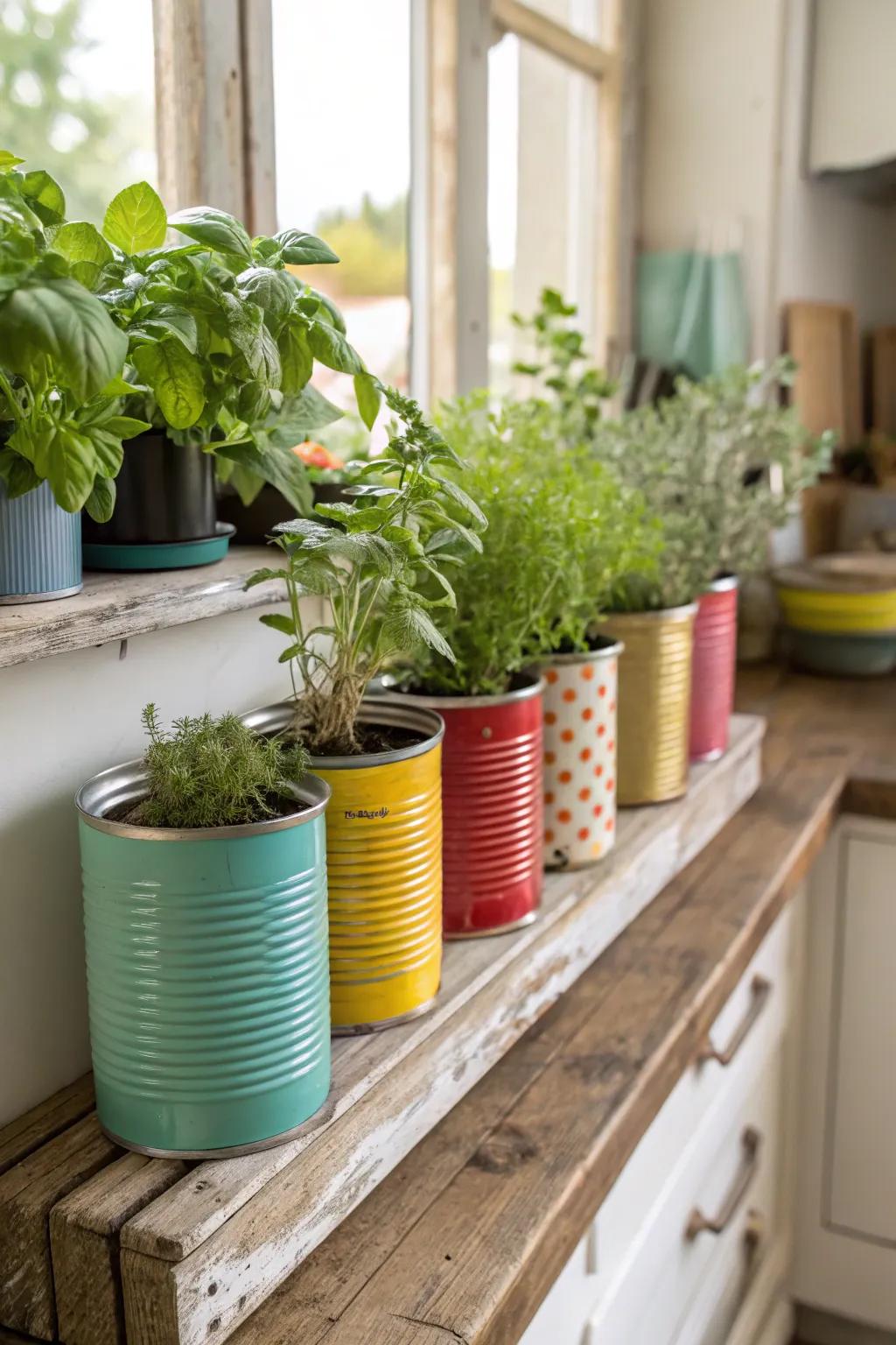 Upcycle old items for one-of-a-kind planters.