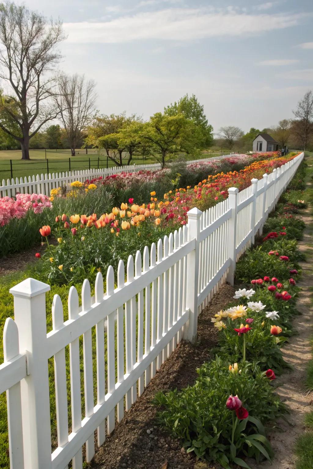 Imbue timeless appeal with a traditional picket fence.