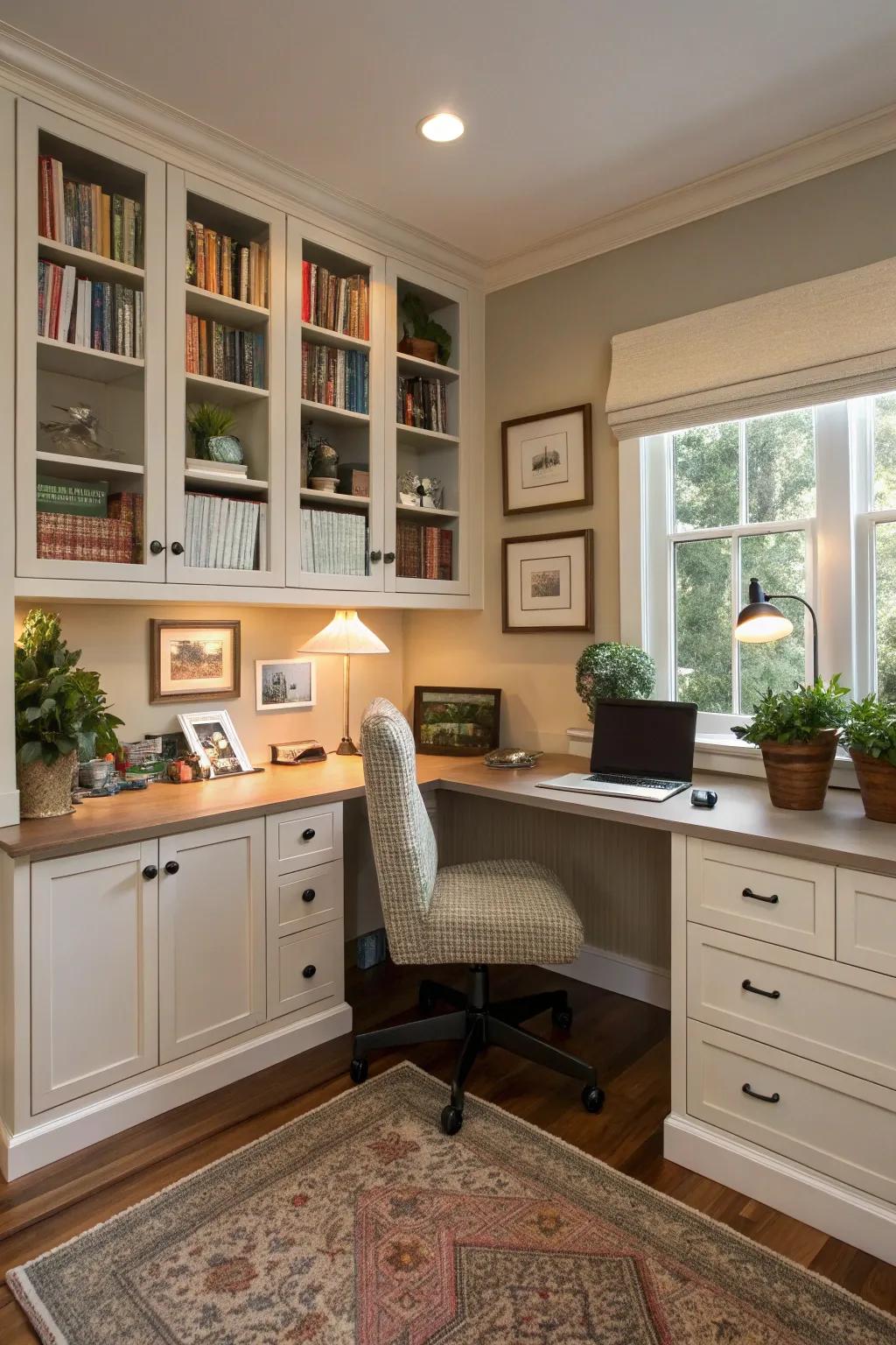 L-shaped designs optimize corner spaces efficiently.