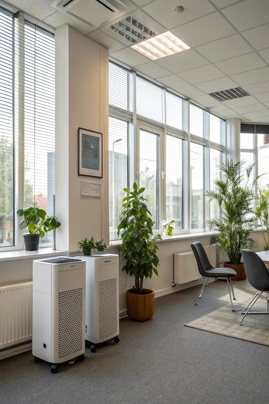 Boosting air quality is good for health and productivity.