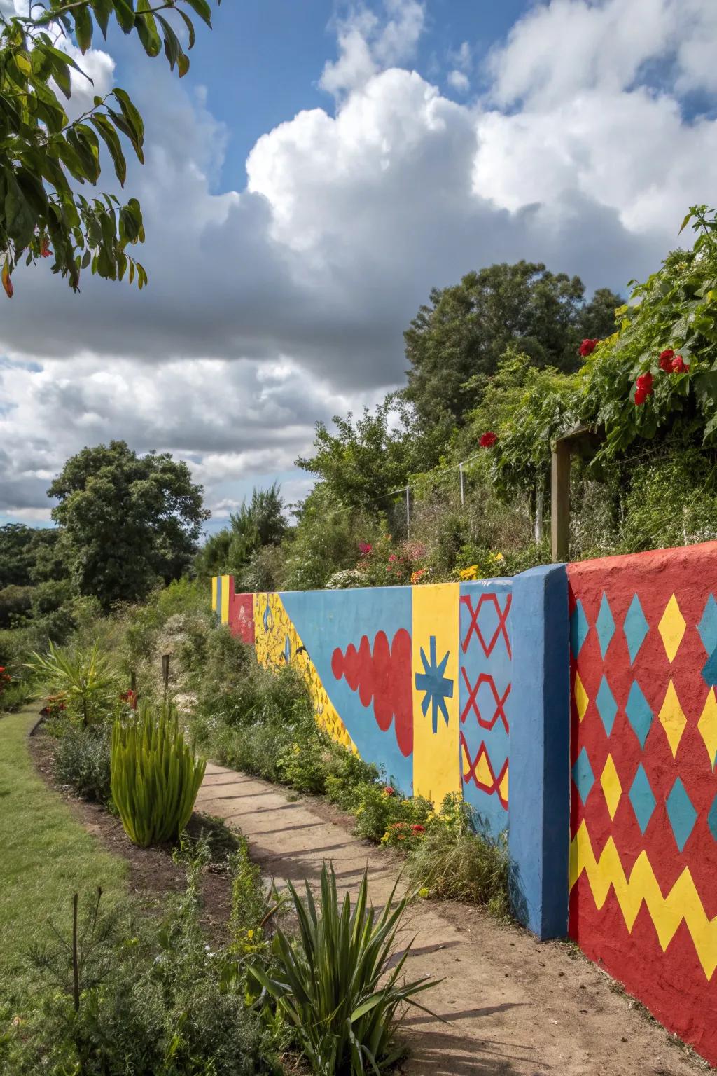 Accent color transforms walls into vibrant core points.