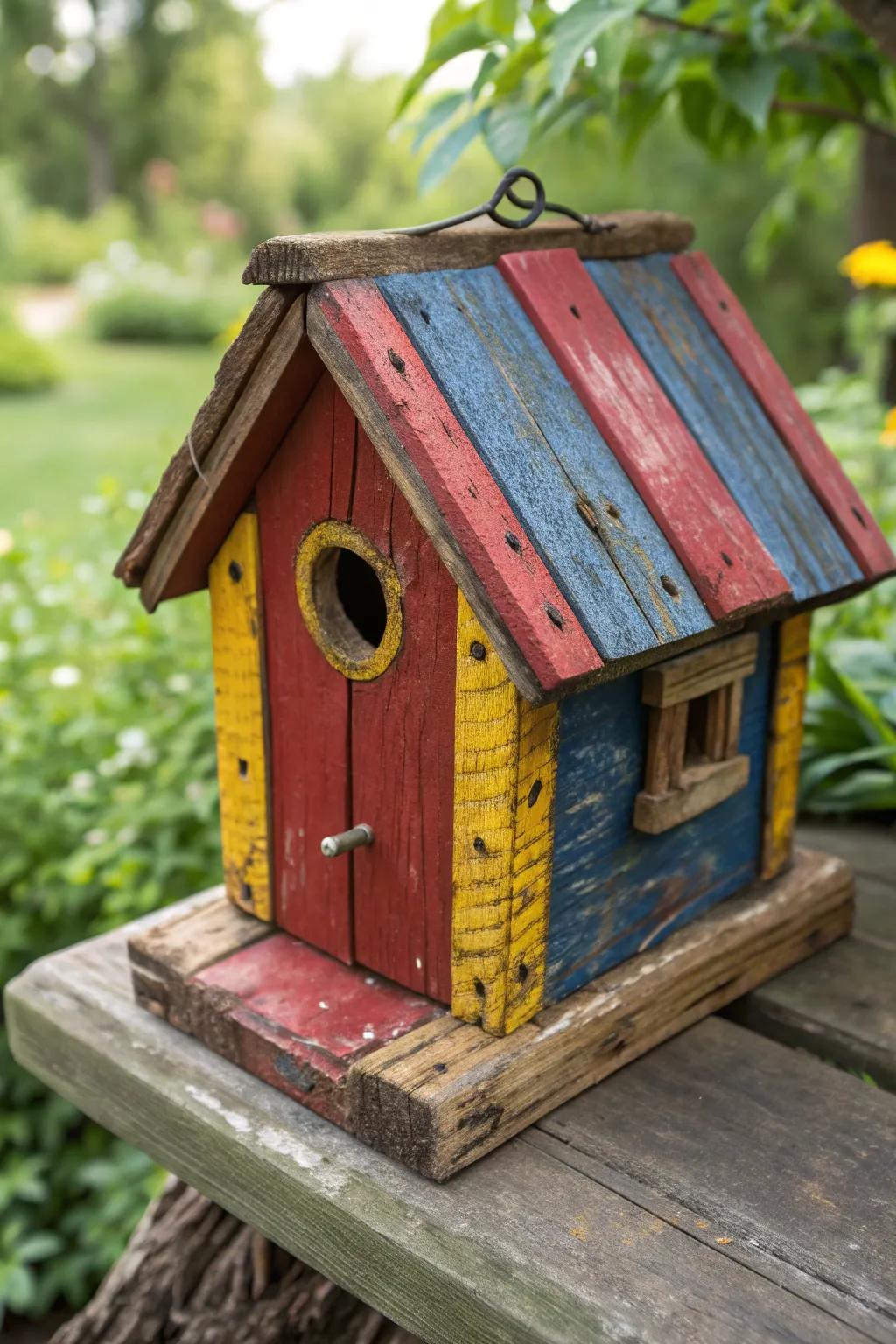 Invite nature's melody with a splash of color: Build your own vibrant birdhouse village!