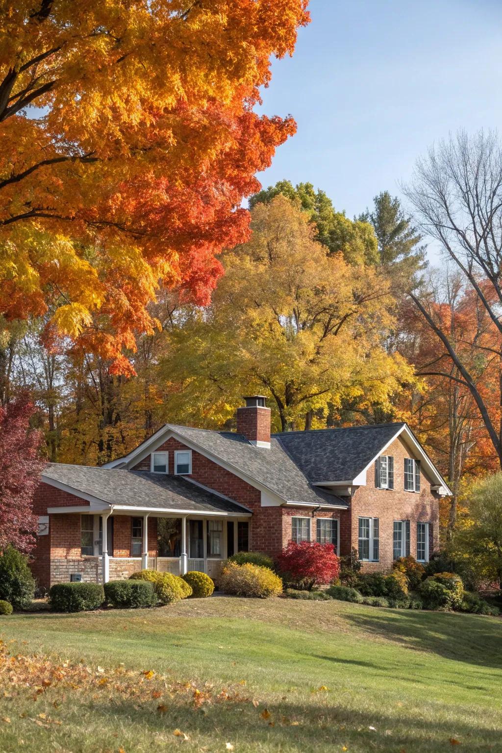Brick cladding brings warmth and enduring charm.
