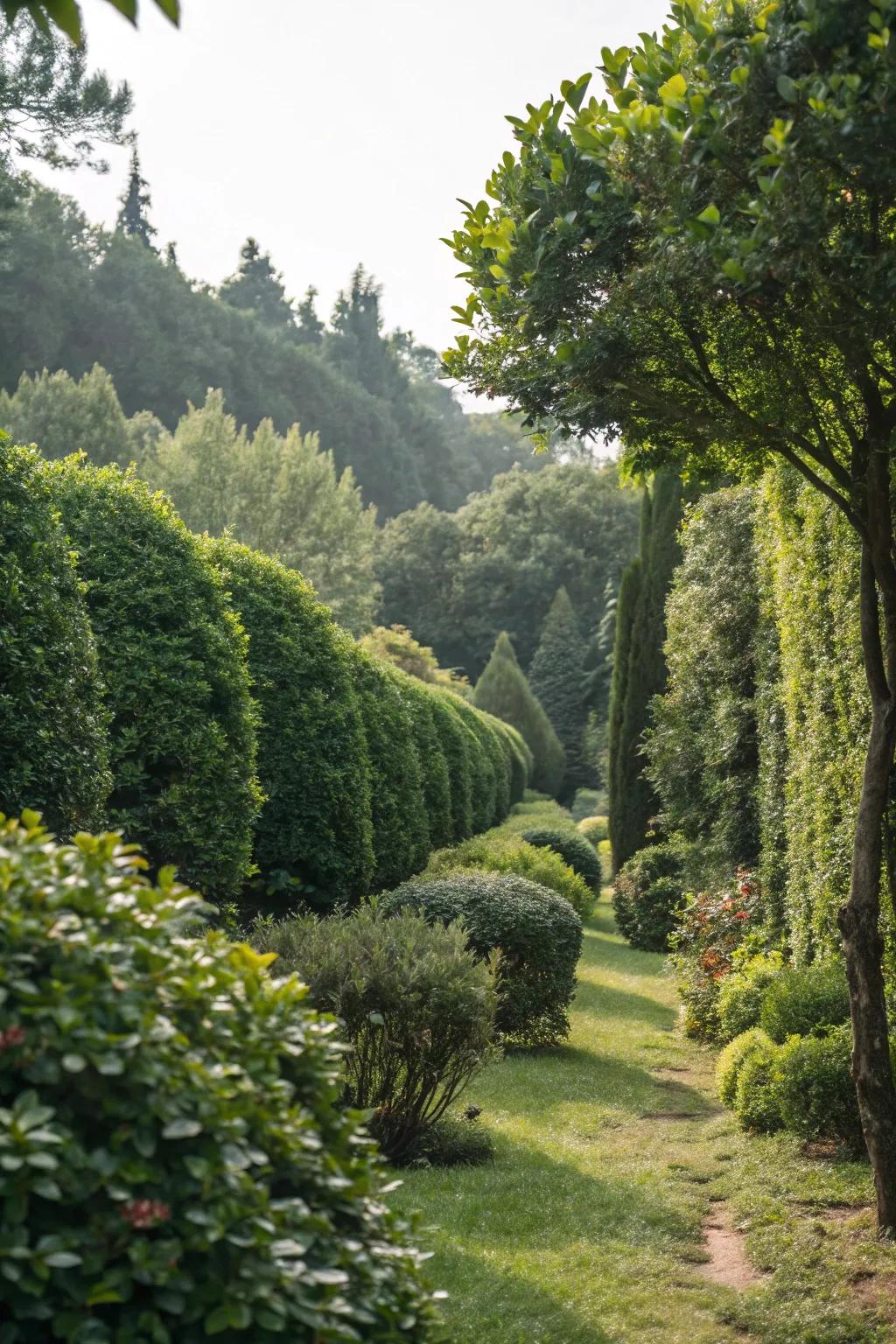 Cultivate tranquility through spontaneous sound dampeners.