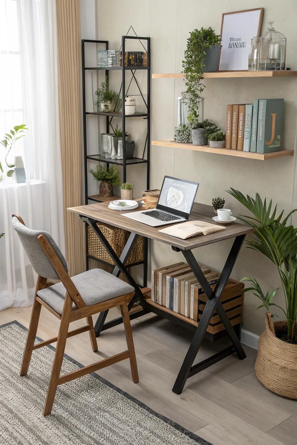 Multi-purpose furniture maximizes your space's functionality.