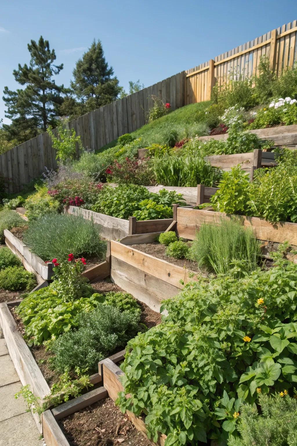 Edible plants add flavor and beauty.