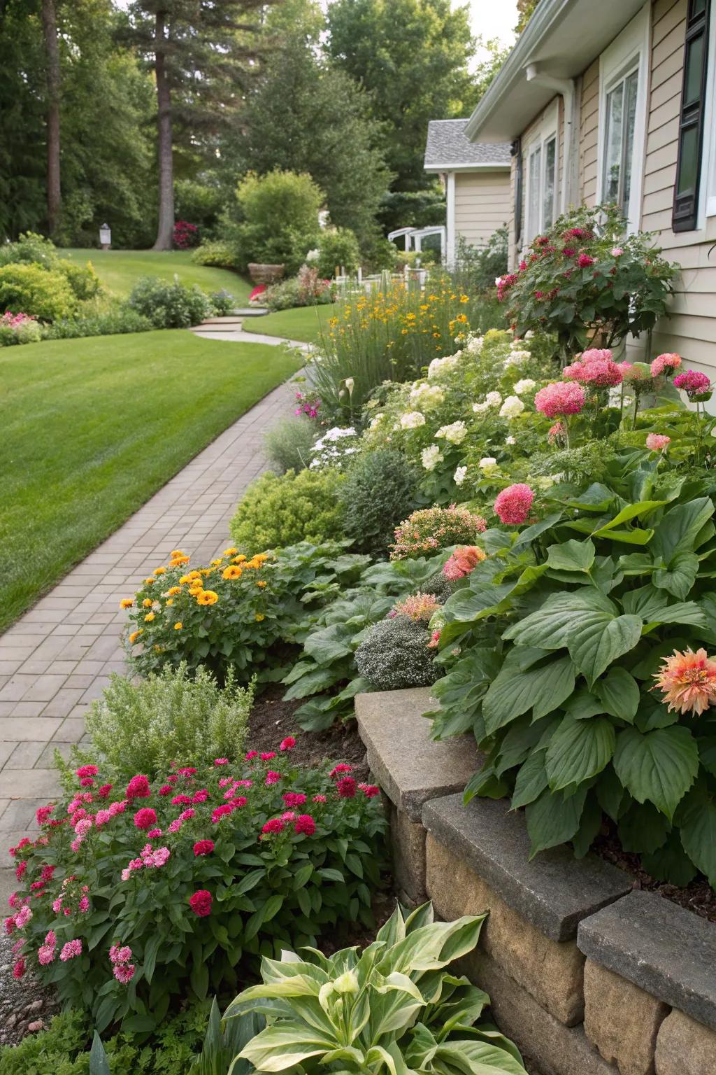 Achieve depth with layered growth altitudes.