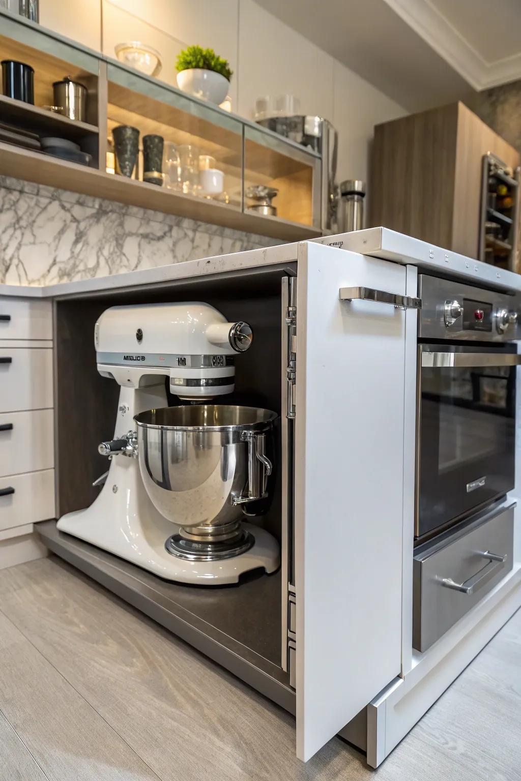 Hidden innovation: A lift mechanism that conceals and reveals with ease