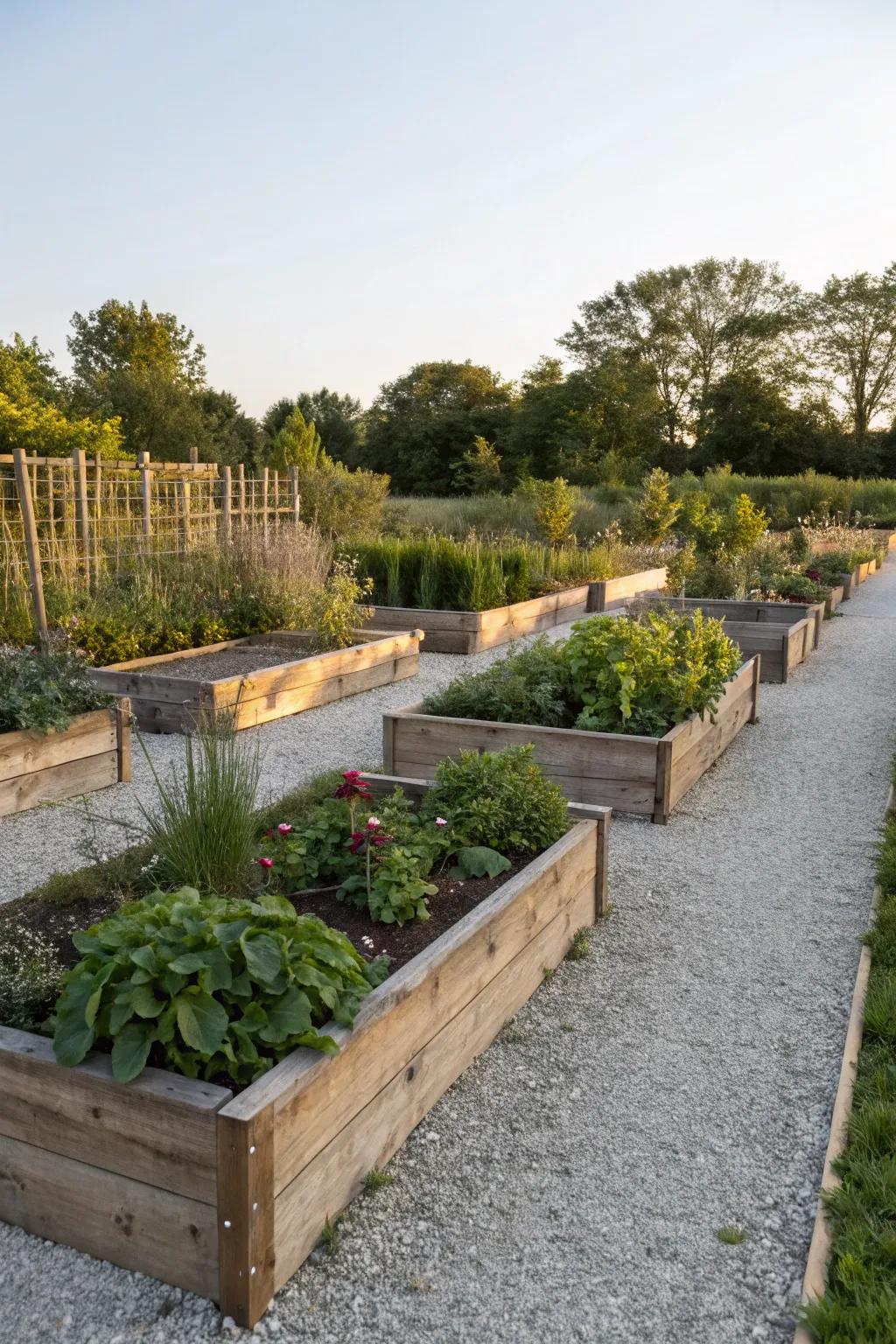 Trails enhance the functionality and visual harmony of your garden.