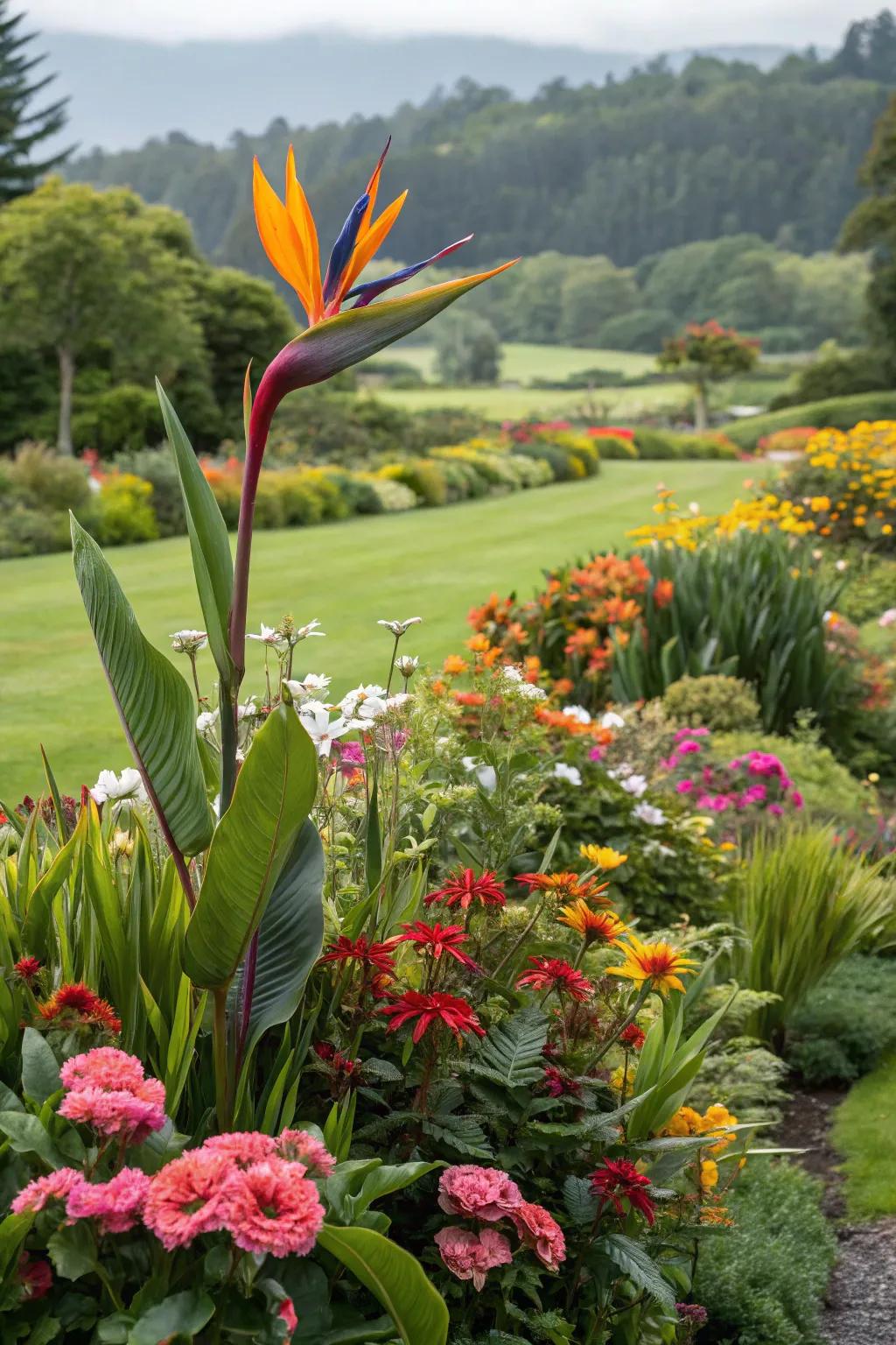 Enjoy a burst of color with Bird of Paradise in your garden.