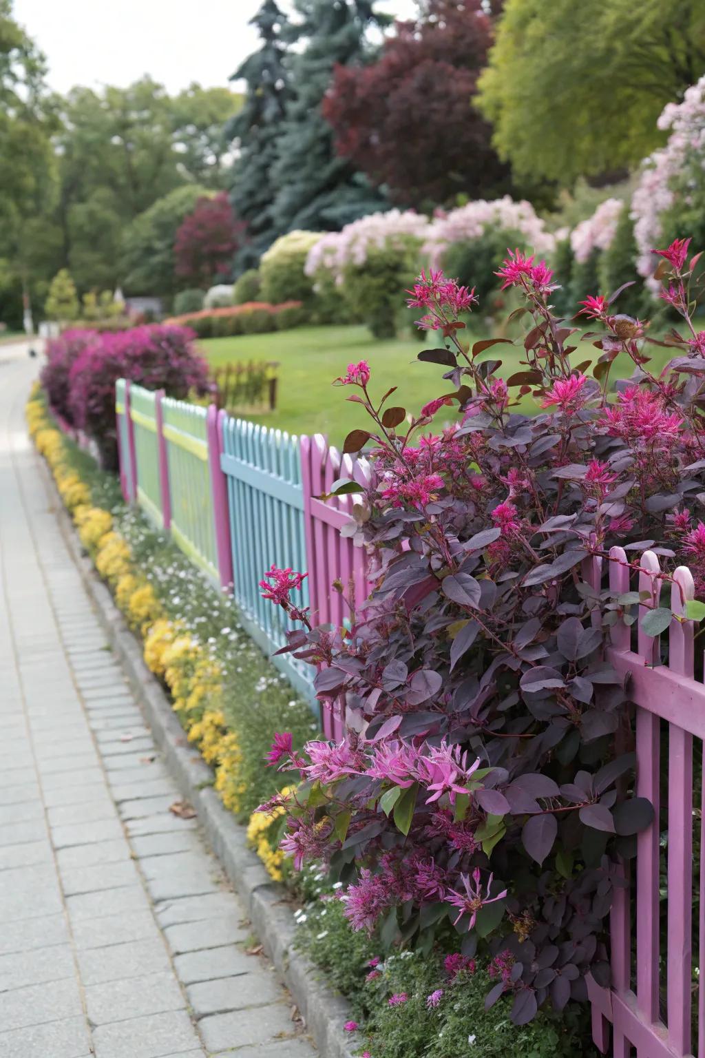 Loropetalum offers year-round color and interest.