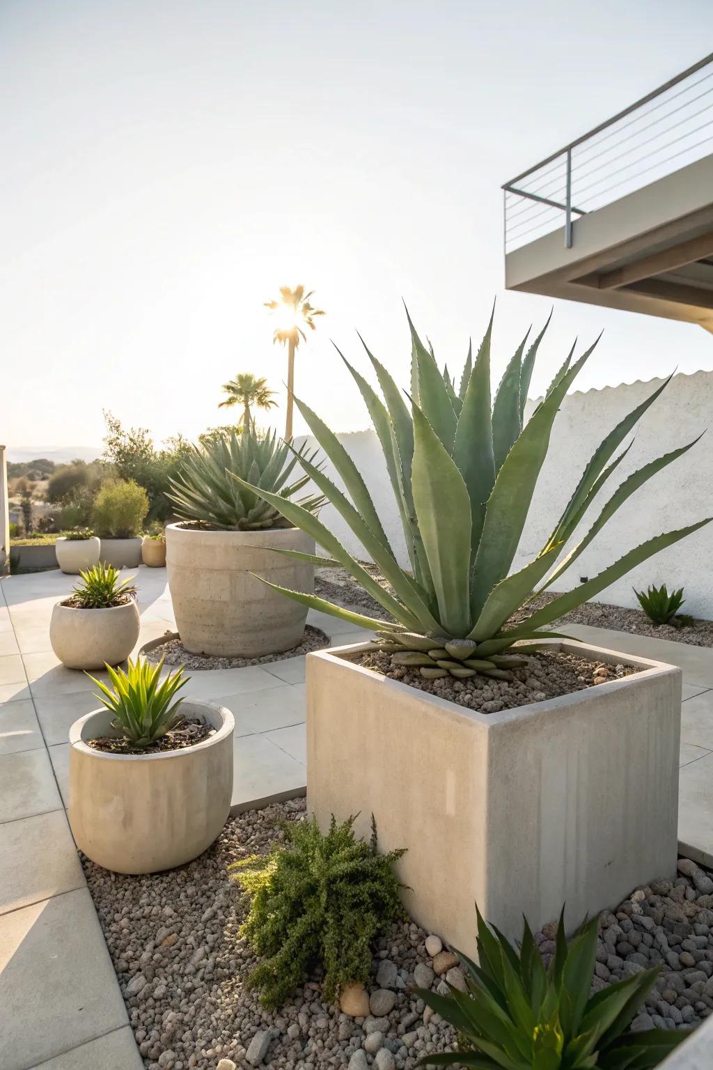 Agave offers a bold architectural statement.