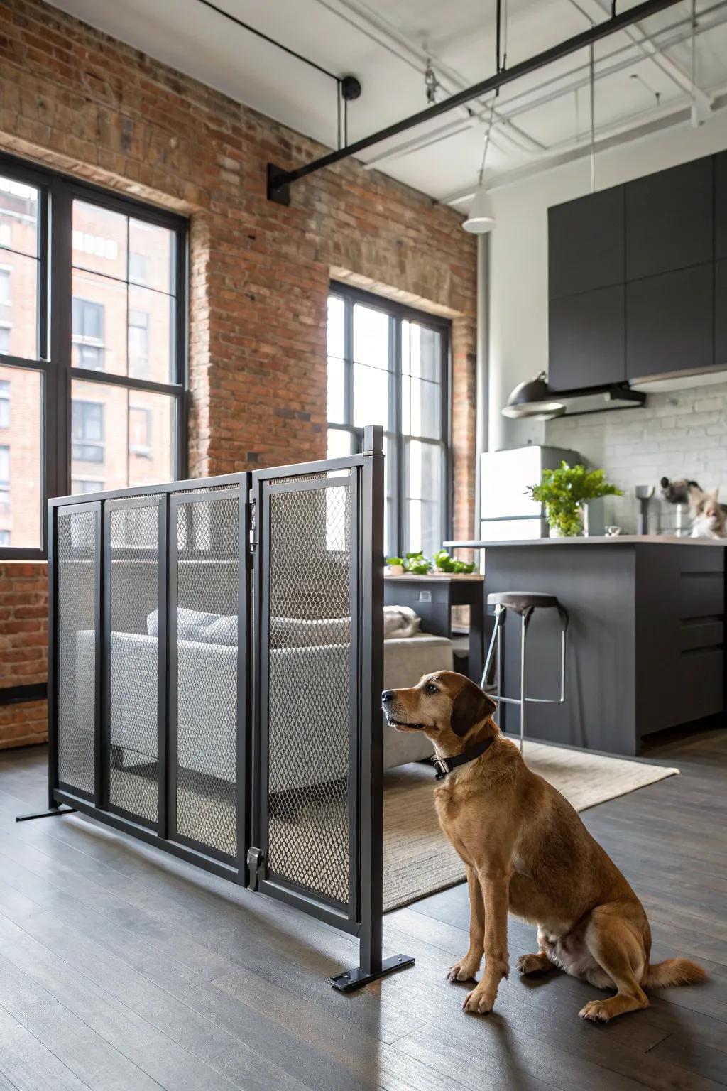 Metal dividers offer a sleek and industrial aesthetic.