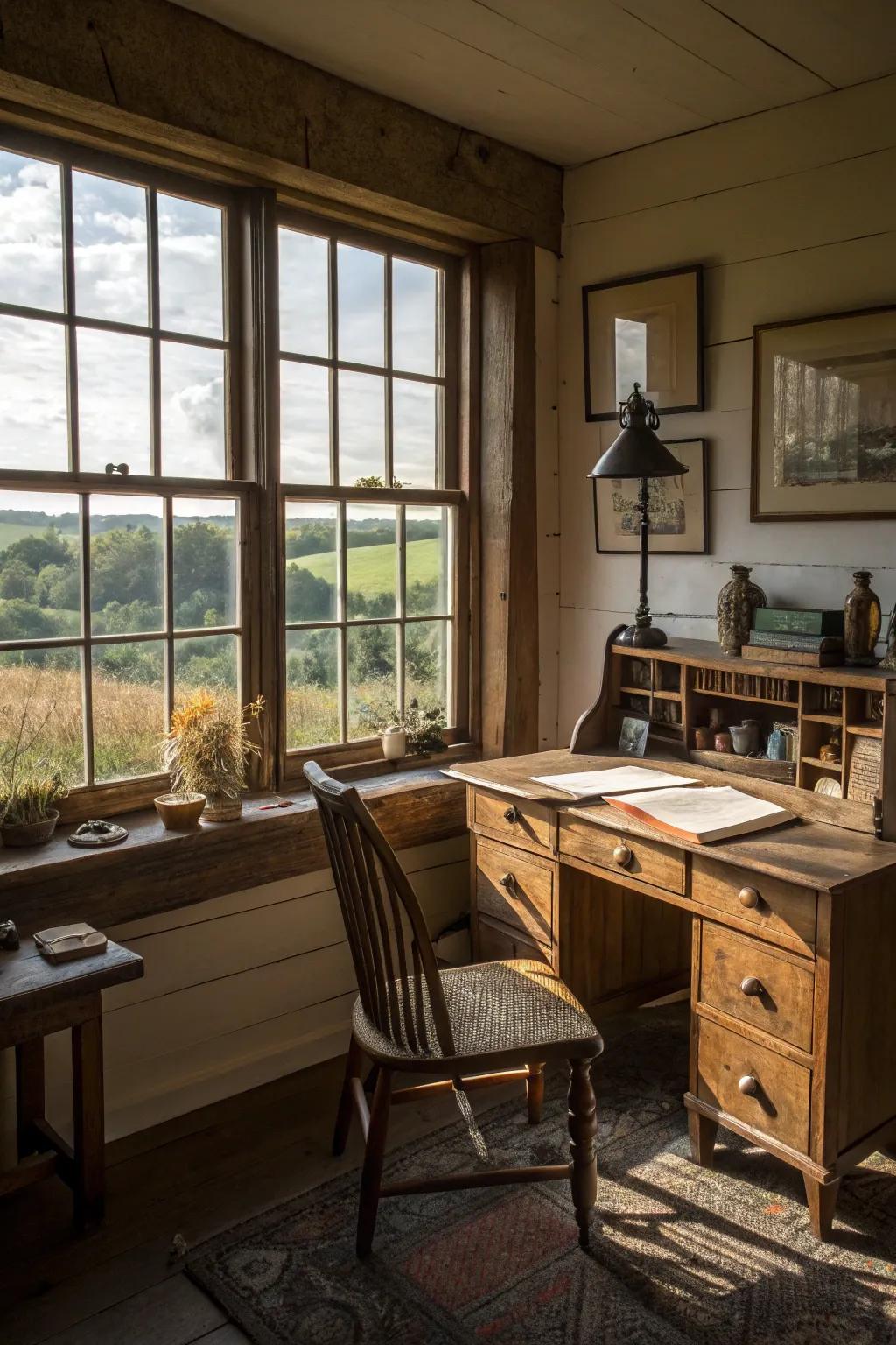 Natural illumination enhances the serene atmosphere.