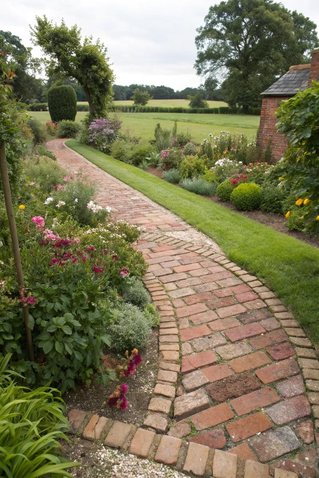 Repurposed resources contribute character and a trace of history to your garden.