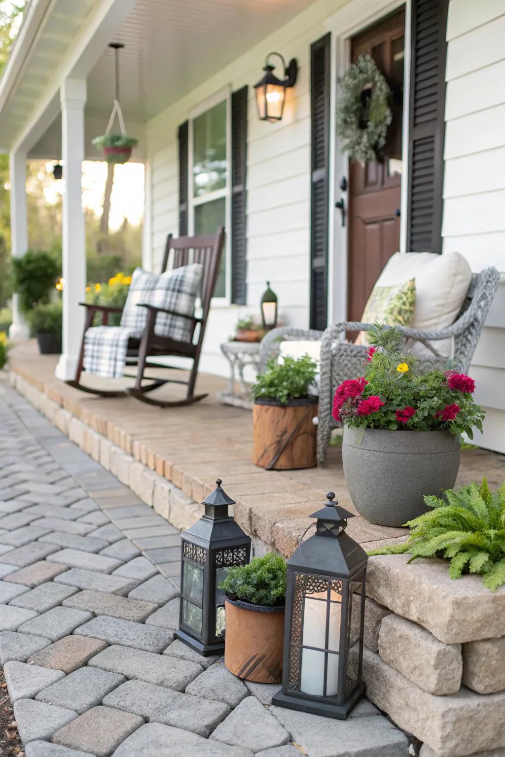 A personal endeavor adds personal charm to your porch.