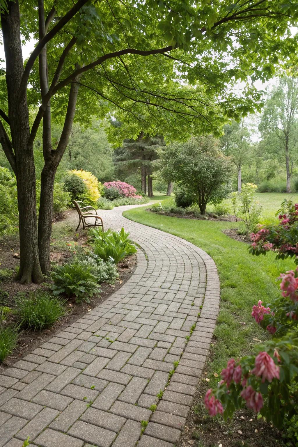 Ground-friendly pavers are an eco-style option.