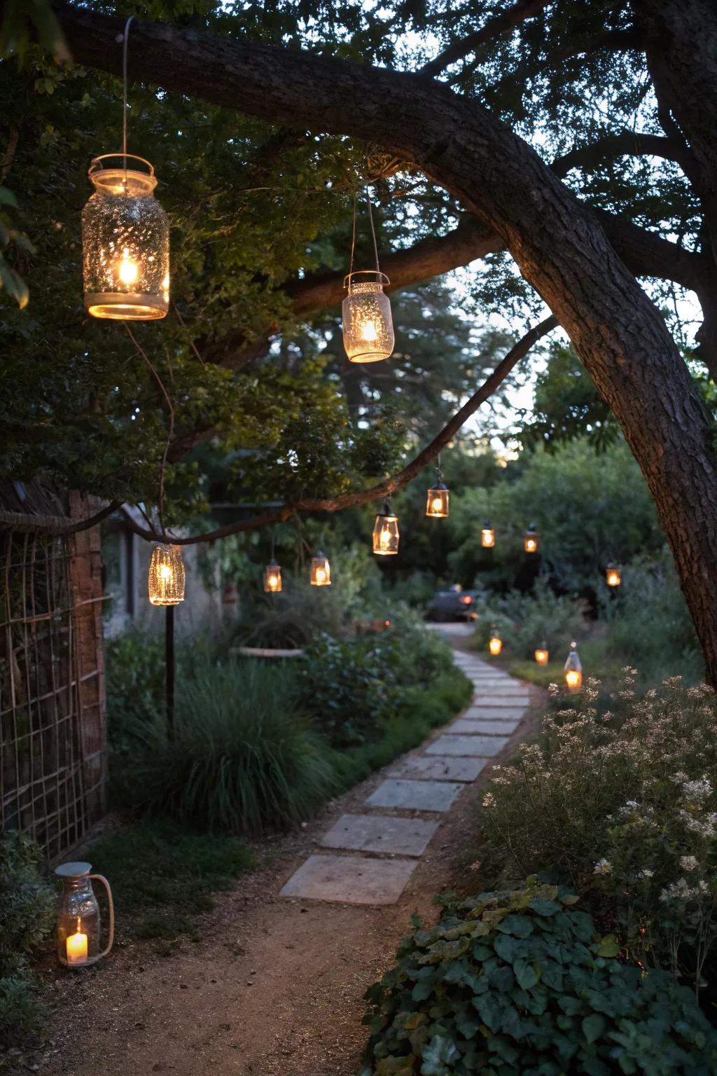 Embrace rustic charm with preserving vessel lights.