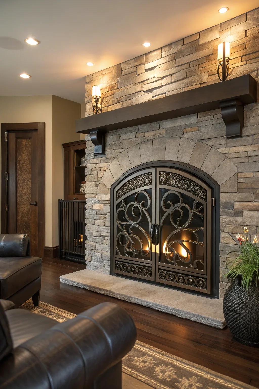 Transform your space with a bold fireplace makeover. Embrace the elegance of shape shifting with stunning arched designs.