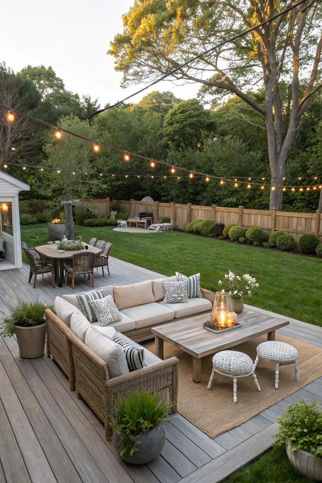 Personal touches make your backyard a true extension of you.