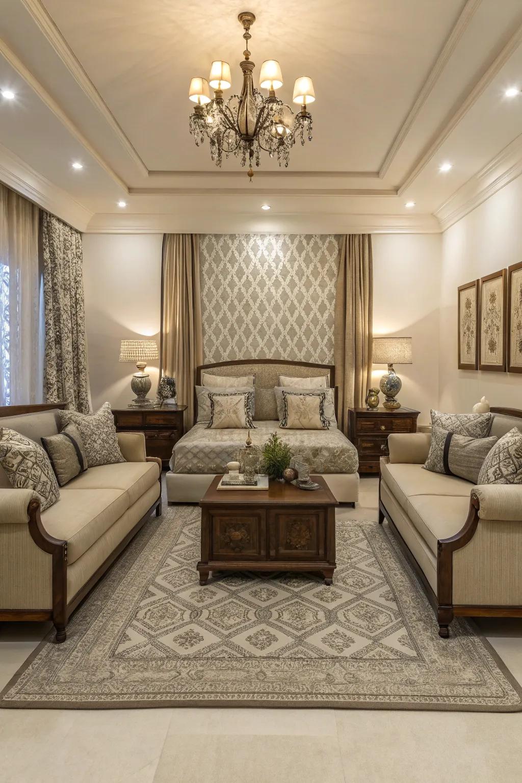 Symmetry brings balance and harmony to your space.