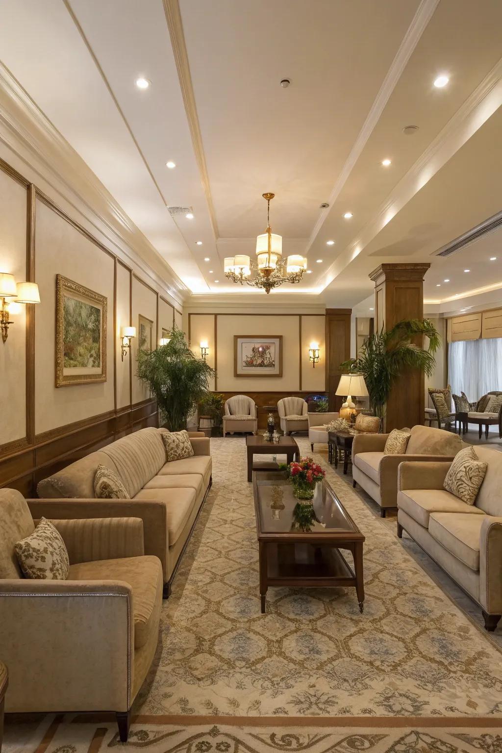 Symmetrical layouts provide balance and order in design.