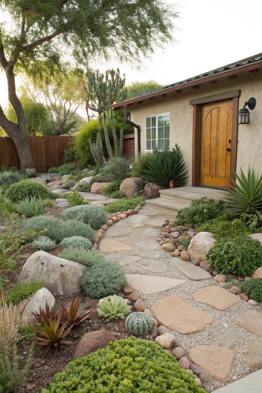 Ground covers provide a full swap to traditional grass.