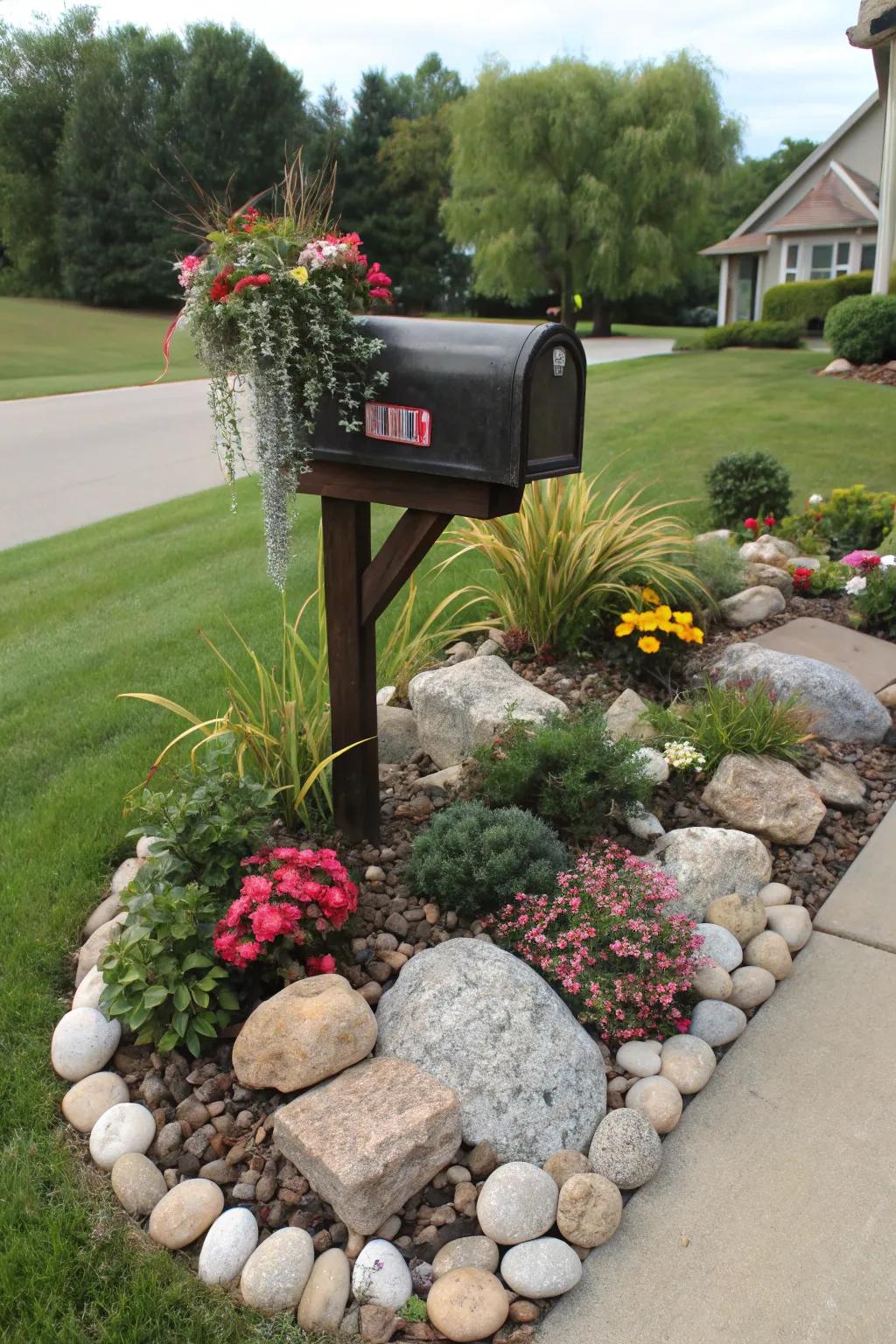 Epochal boulder showcases sustain the freshness and engagement of your mailbox's precinct.