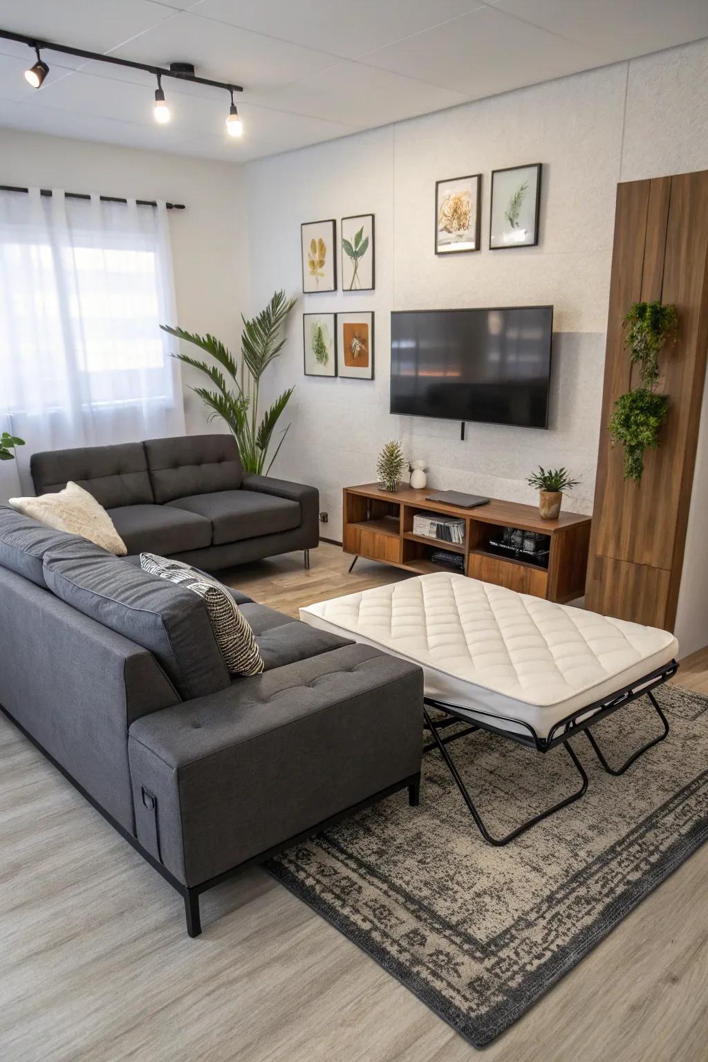 Multifunctional furniture enriches modern spaces.