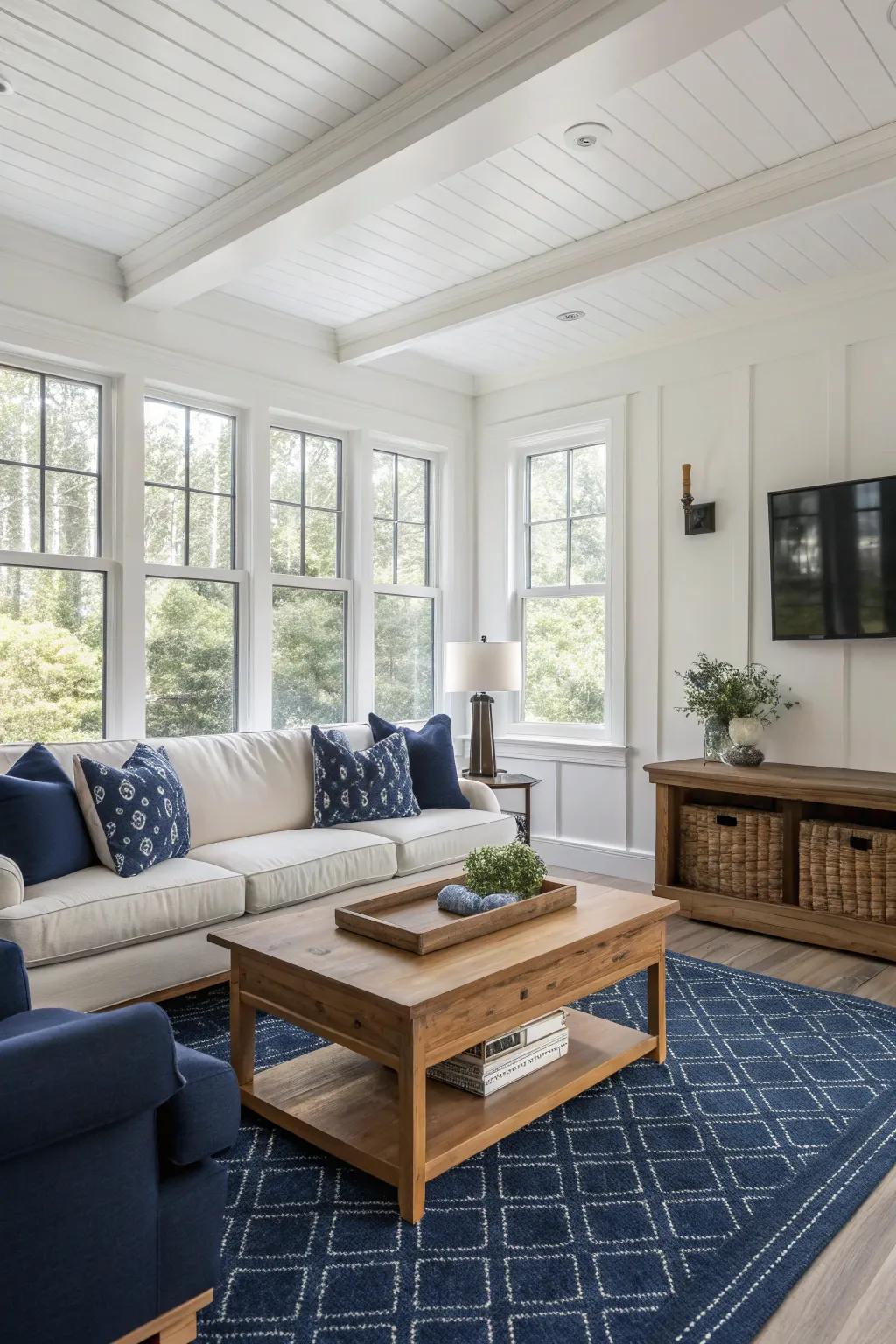 Natural items balance deep tones beautifully.