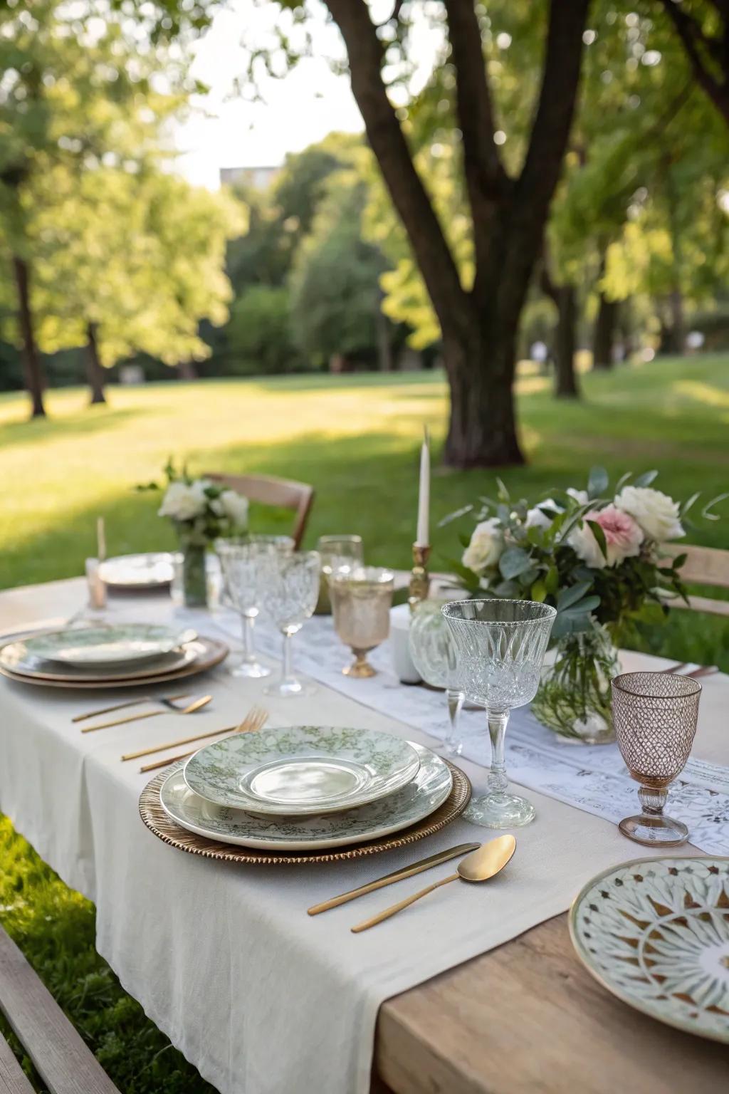 Elegant settings enrich any park event.