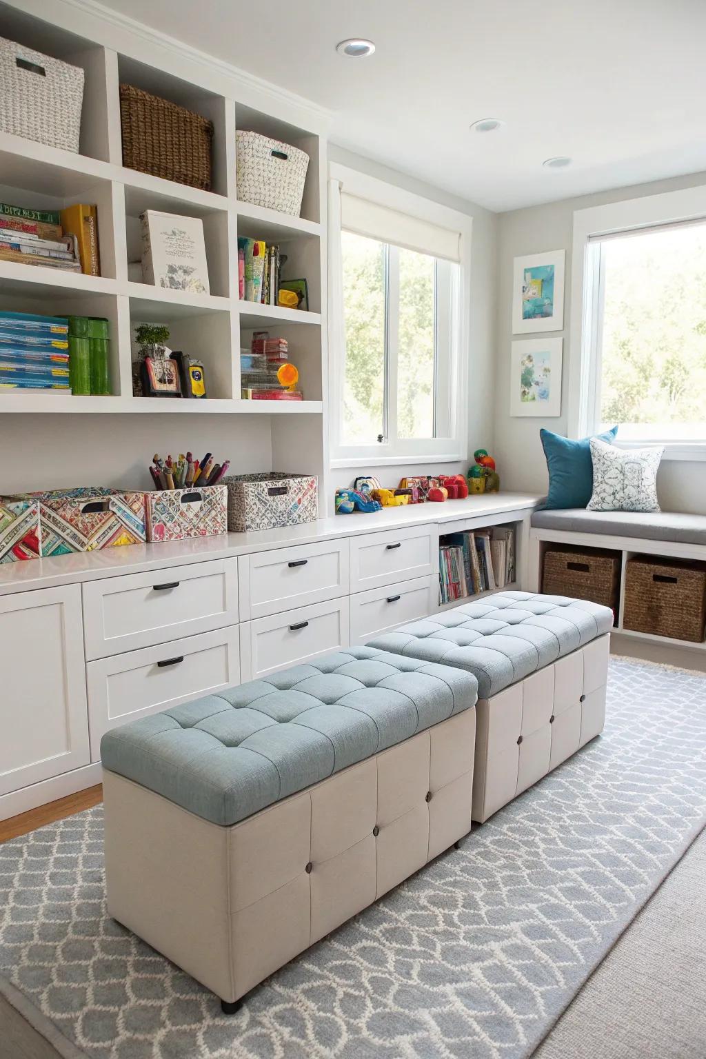 Storage solutions hidden in plain sight.