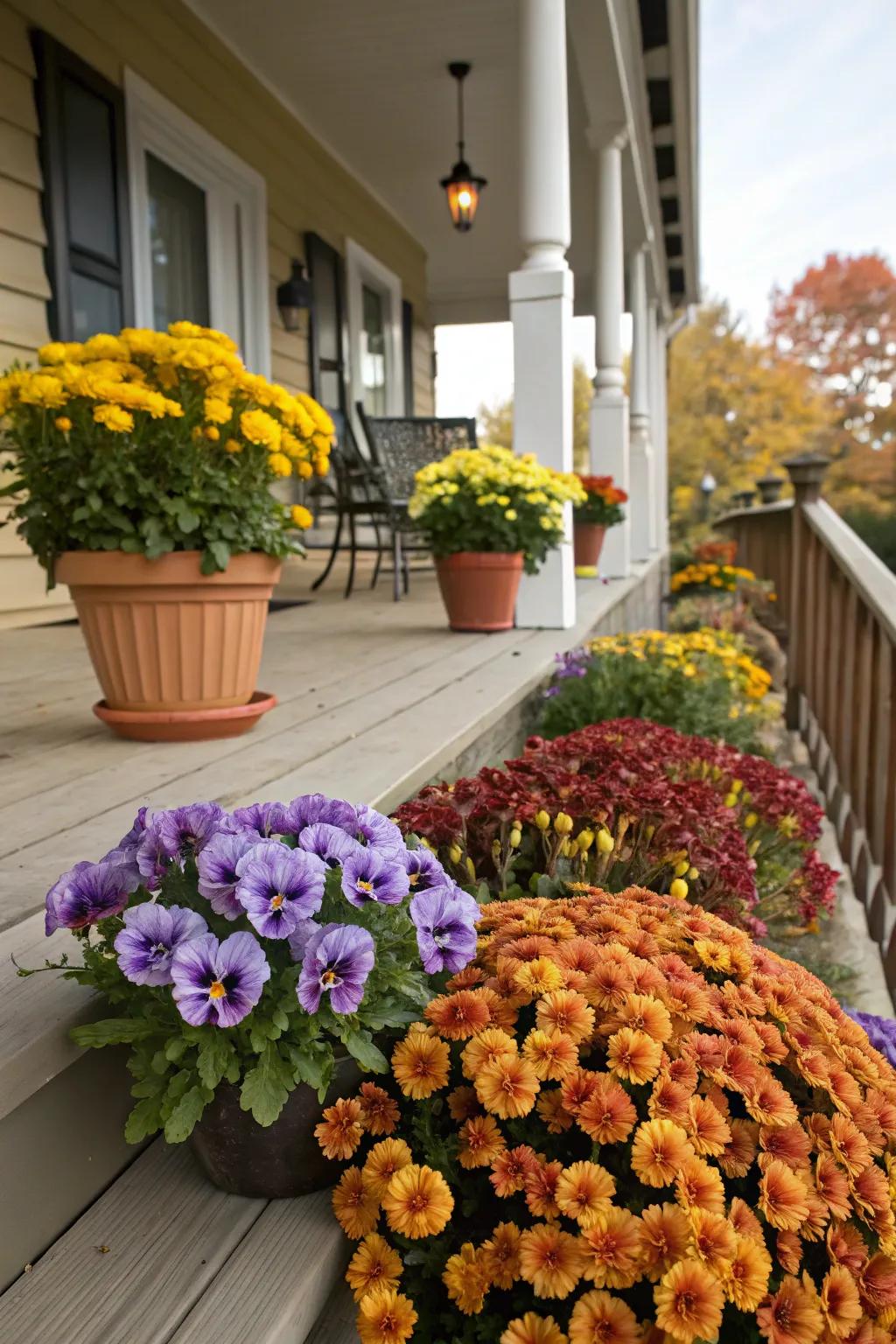 Seasonal botanical arrangements maintain a revitalized and festive atmosphere.