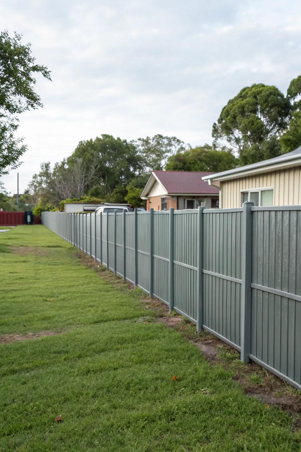 Flat lines create a sense of expansive space.