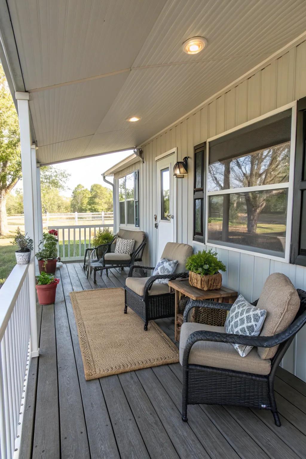 Flexible furnishings adjust to any occasion.