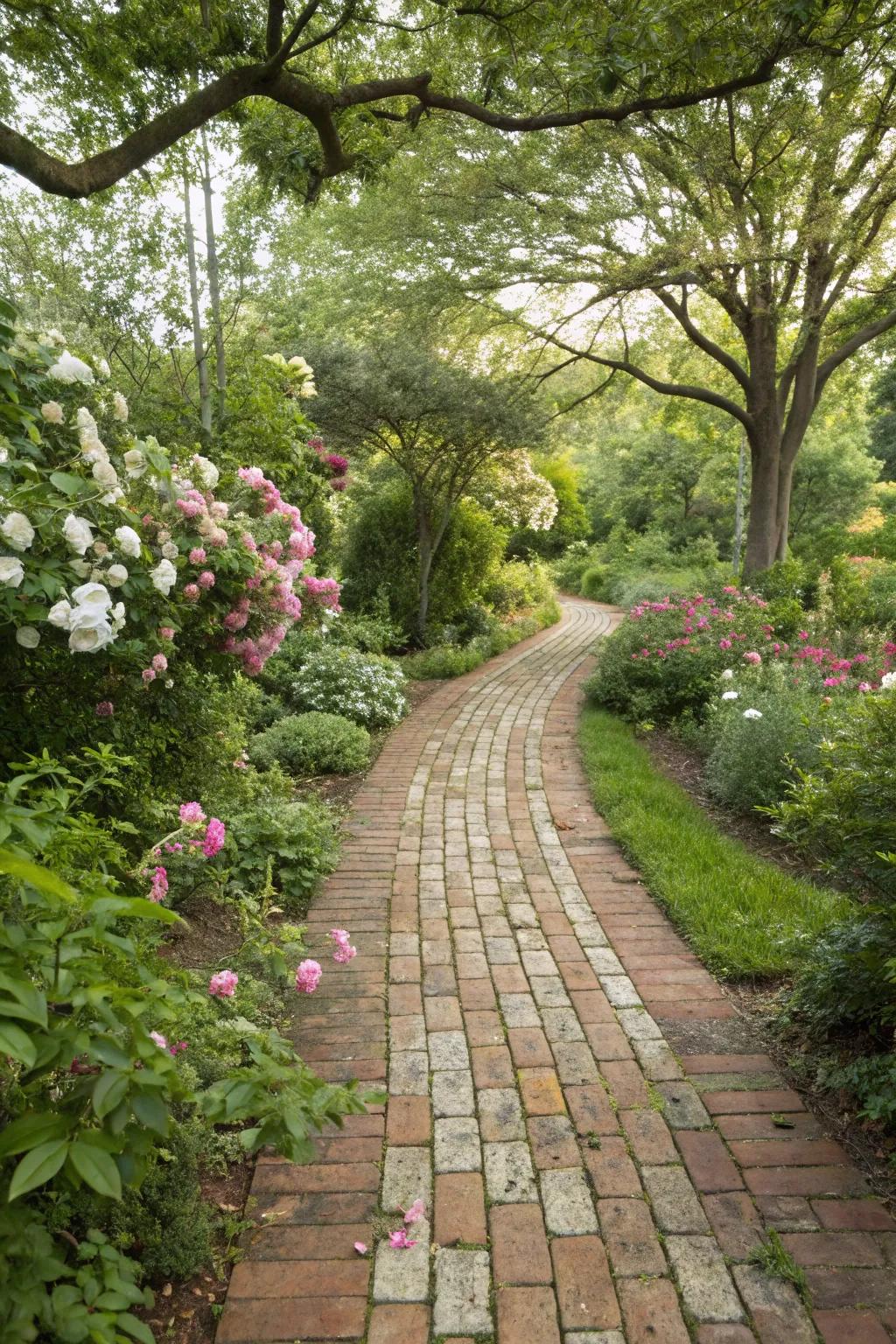 Reused blocks propose eco-conscious chic and uniqueness.