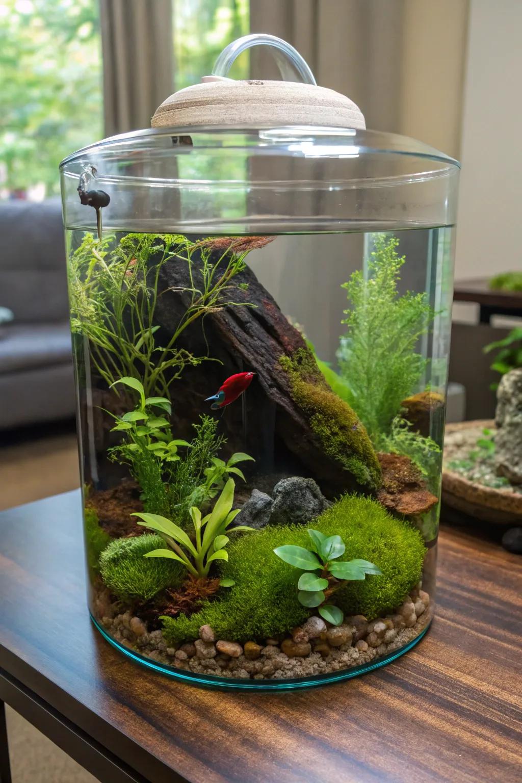 Bolster native purification through an abundance of flora.