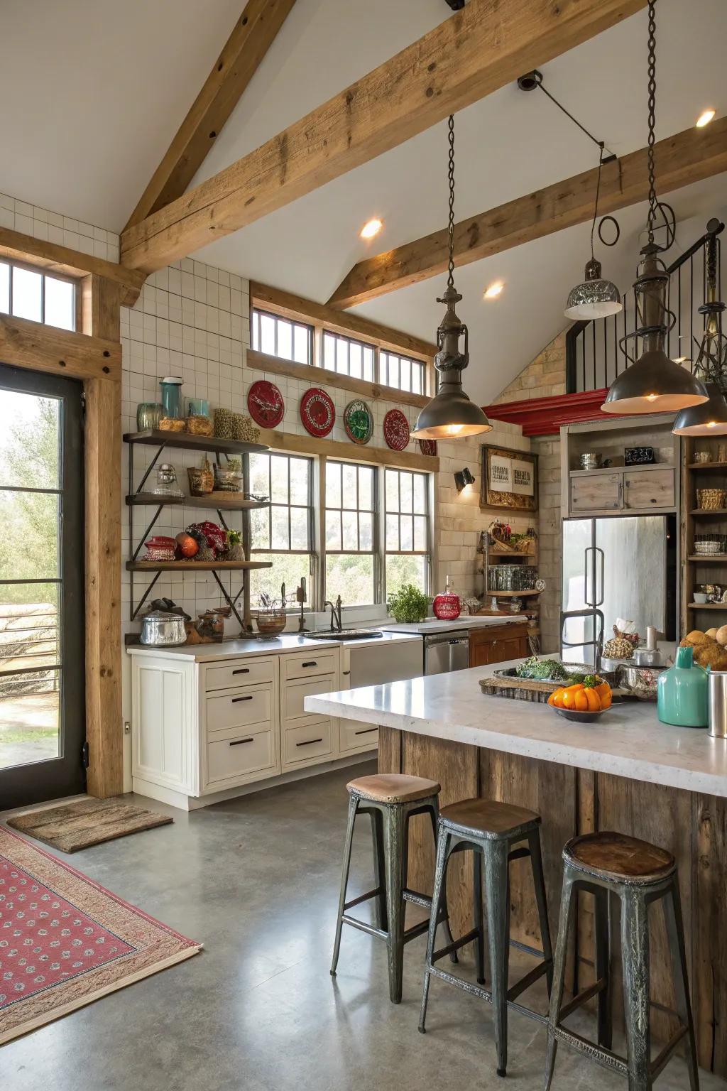Varied decor selections make the kitchen uniquely yours.