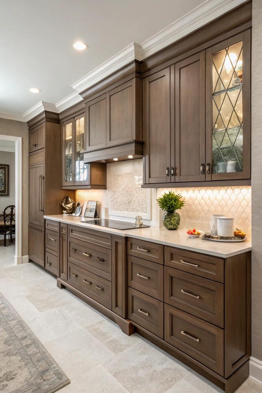 Embrace ageless beauty with Shaker-style cabinets.