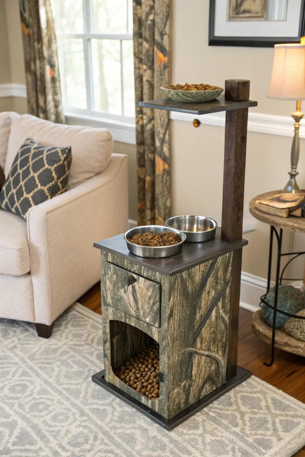 Integrate the eating spot seamlessly into your house's appearance.