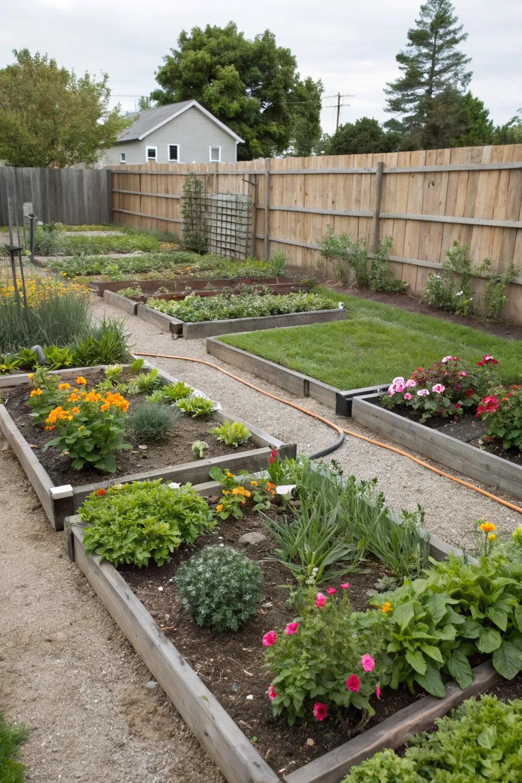 Hydro zoning helps manage water efficiently and effectively.