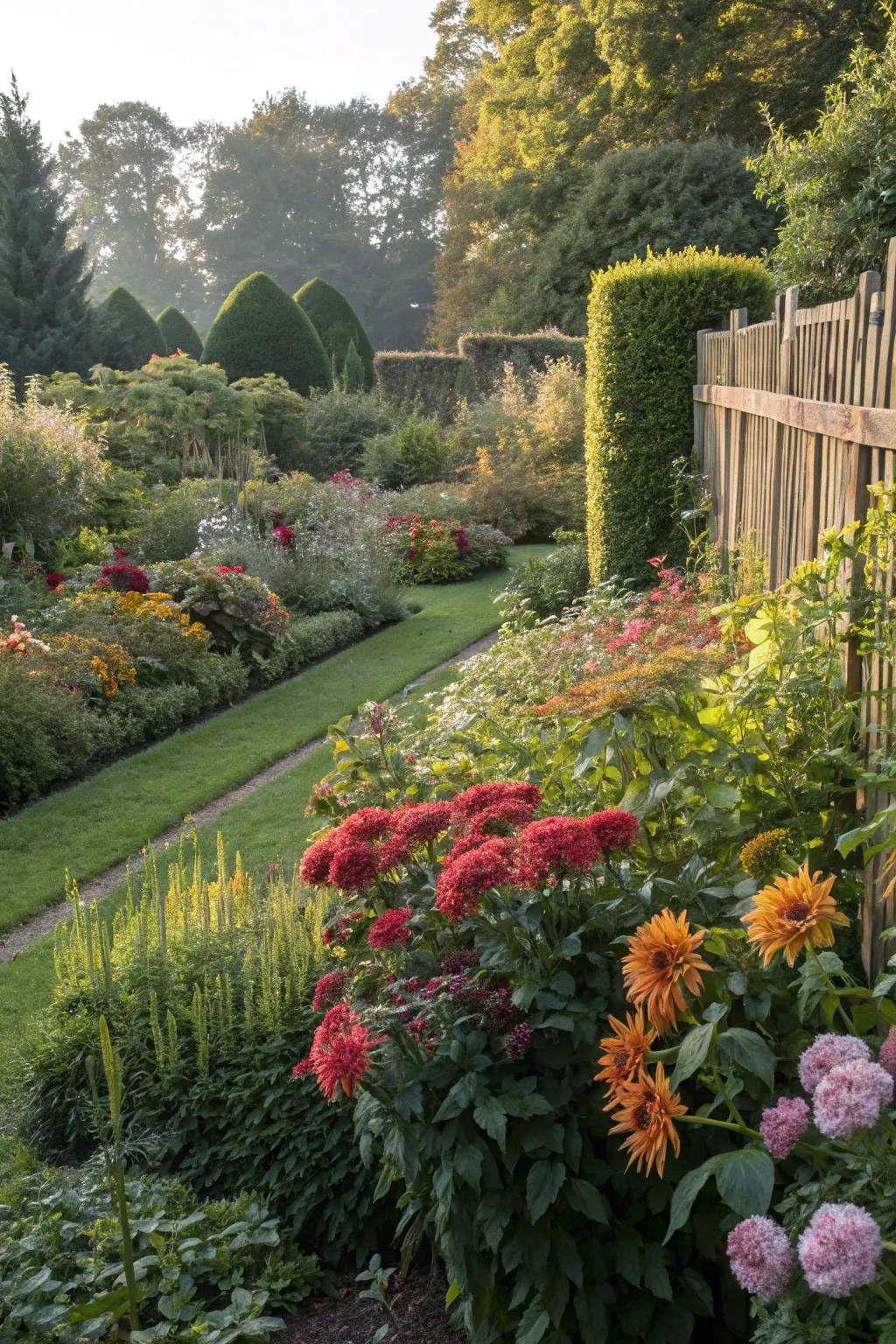 A garden that captivates through all four seasons.