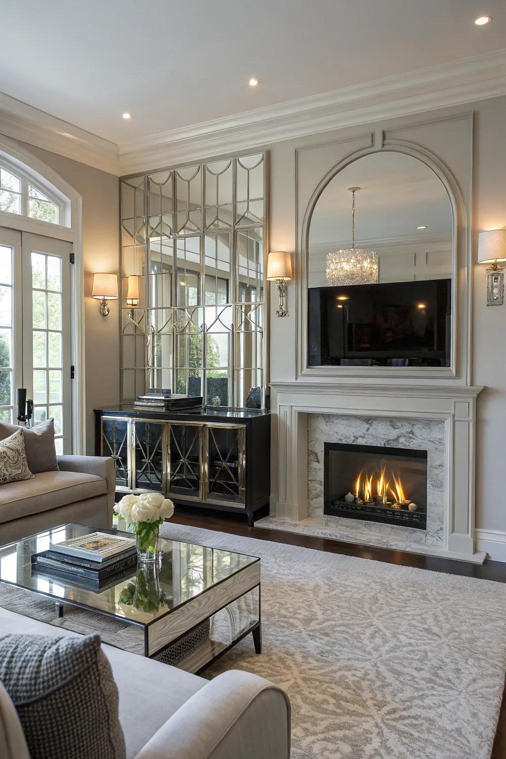 Illumination illusion: The enchantment of glass and mirrors.