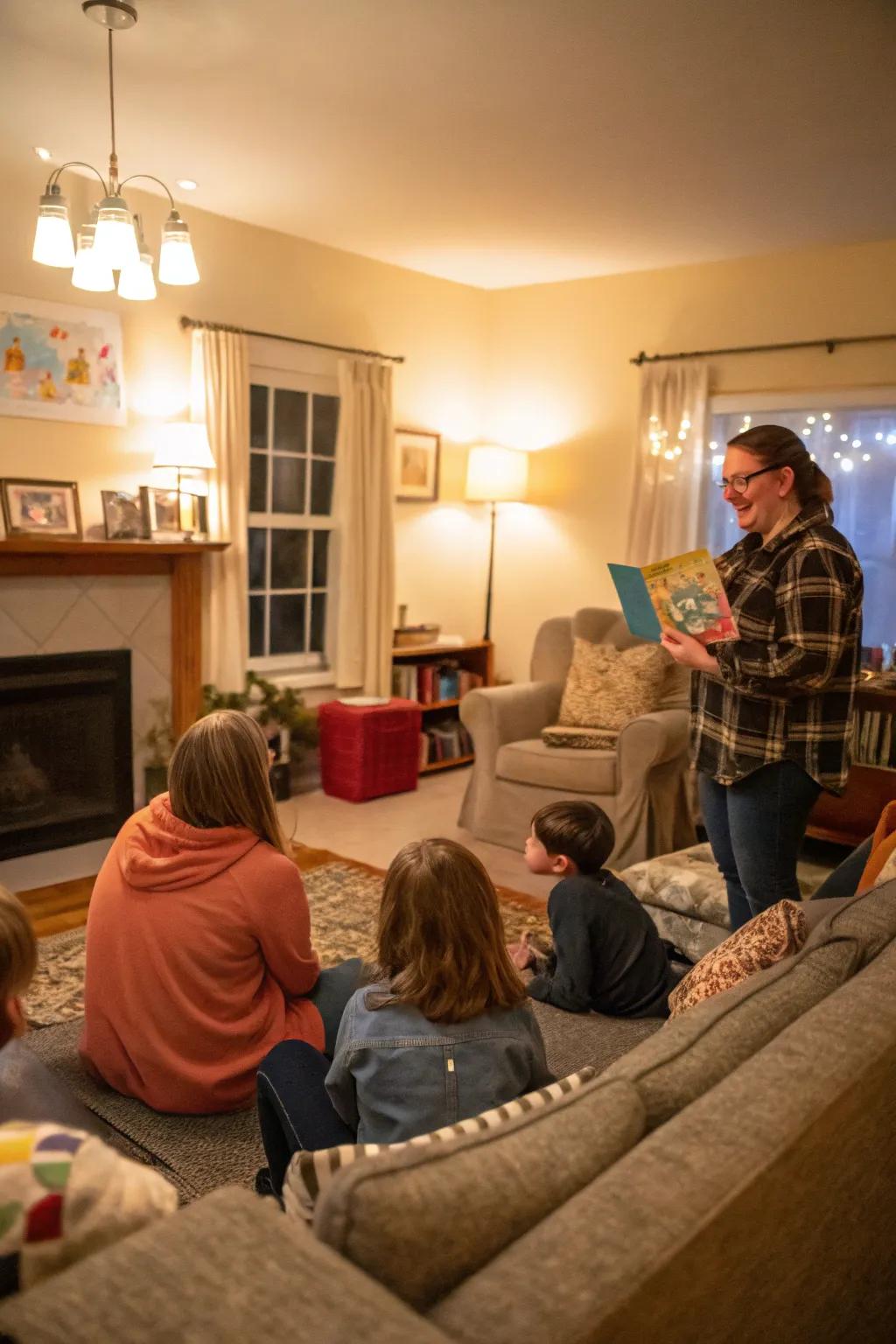 An enchanting narrative evening with captivating tales.