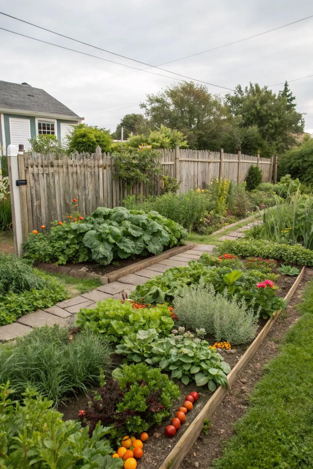 Edible plants offer beauty and bounty in your front yard.